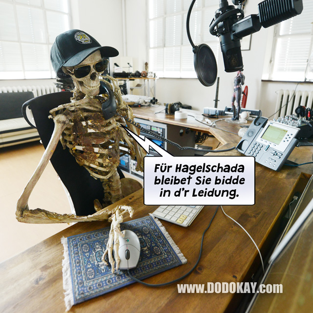 Dodokay Hagelschaden Skelett Schwäbisch Dodokay Hagelschaden Skelett Schwäbisch
