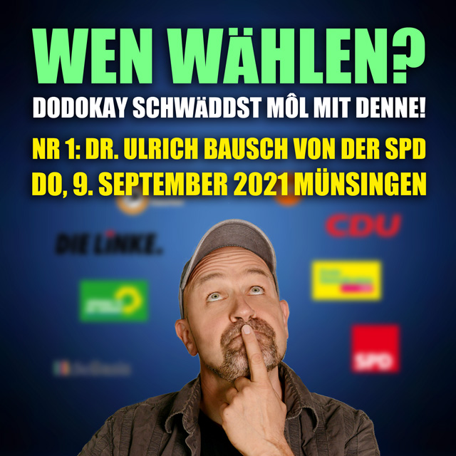Dodokay Bundestagswahl Gespräch Gespräche Dr. Ulrich Bausch SPD