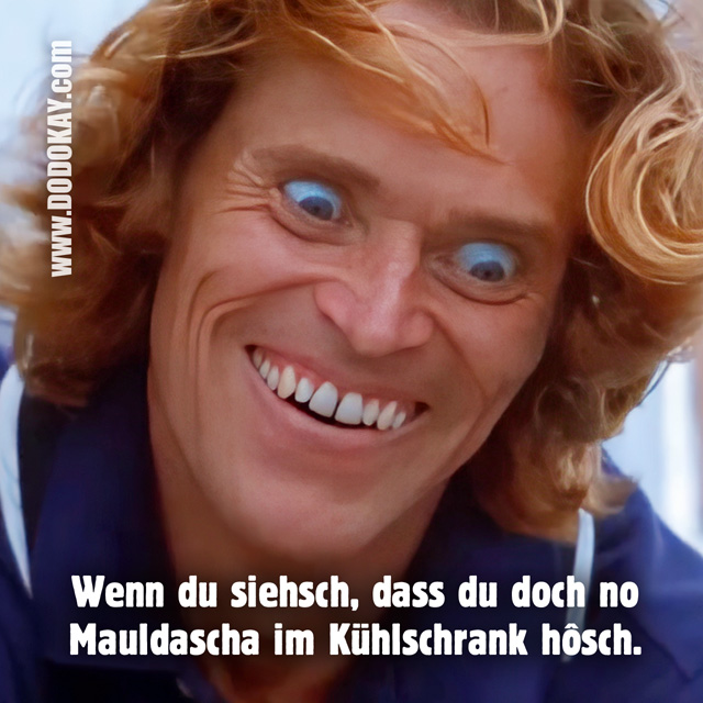 Dodokay Maultaschen Willem Dafoe Speed Cruise Control